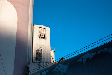 Brutalist Architecture at Concrete Manufacturing Site