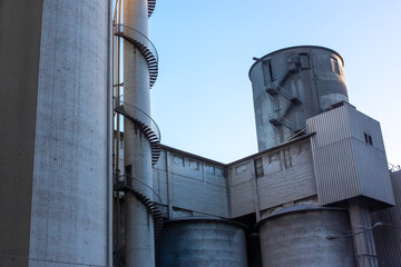 Industrial Cement Works with Harsh Architecture
