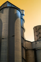 Industrial Cement Facility with Rugged Architecture