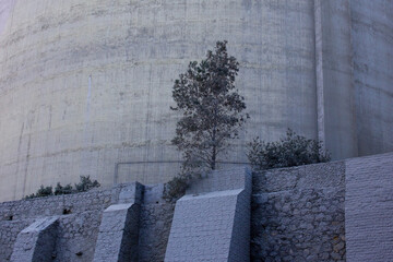 Concrete Industrial Towers at Cement Facility