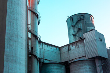 Industrial Cement Plant in Urban Environment