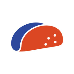 Classic Taco Shell Fast Food Glyph Icon