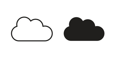 Cloud icon concept vector illustration. logotype icon designs