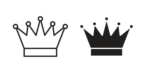 Crown icon concept vector illustration. logotype icon designs