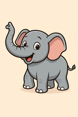 Obraz premium Elephant vector image Art