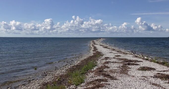 Beautiful Landscape scenery at S&auml;&auml;retirp, Kassari k&uuml;la, Hiiumaa vald, Hiiu maakond, Estonia. This unusual name marks the location of a unique headland
