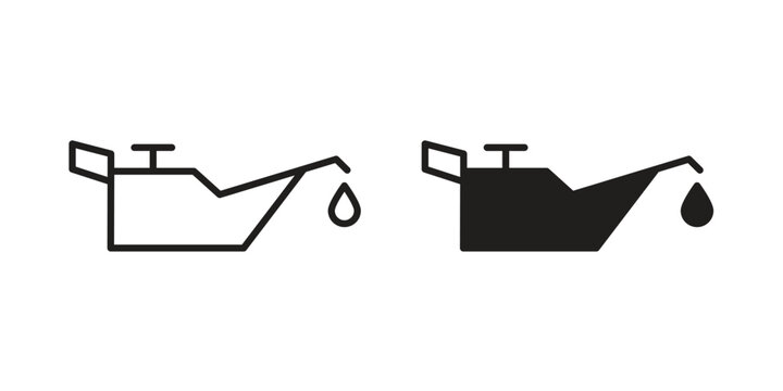 Oil can icon concept vector illustration. logotype icon designs