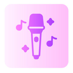 microphone gradient icon
