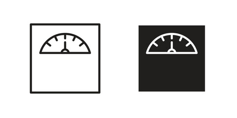 Scale icon concept vector illustration. logotype icon designs