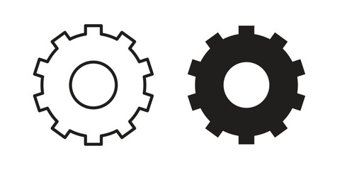 Settings icon concept vector illustration. logotype icon designs
