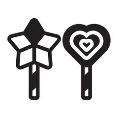 lollipop glyph icon