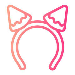 headband gradient icon