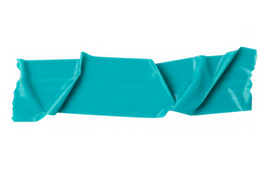 Ripped torn paper adhesive blue masking tape on transparent background
 - Powered by Adobe