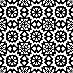  Abstract texture for fabric print, clotht,card, table cloth,tapestry, furniture, banner, cover, invitation, decoration, wrapping.Seamless repeating pattern. Black and white color.