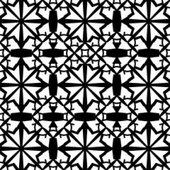  Abstract texture for fabric print, clotht,card, table cloth,tapestry, furniture, banner, cover, invitation, decoration, wrapping.Seamless repeating pattern. Black and white color.