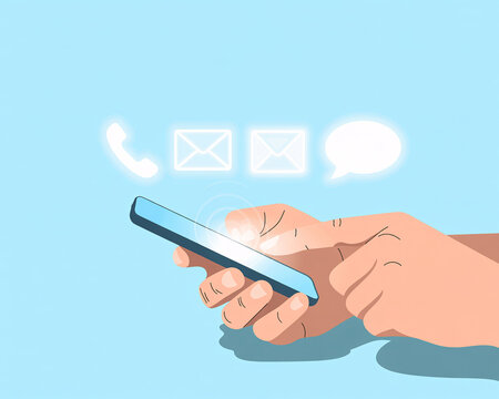 Stay connected with phone calls, emails, and messages using a sleek, modern smartphone for seamless communication and efficient workflow management today