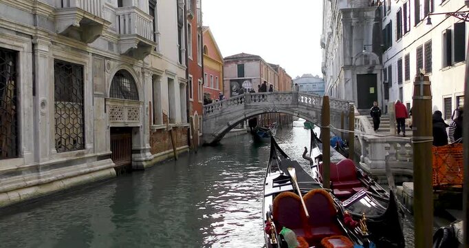 Wintertime, secret side of Venicewhere tourists usually don't visit, Venice, Italy