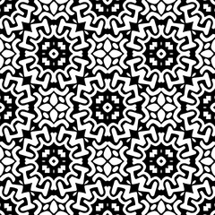  Abstract texture for fabric print, clotht,card, table cloth,tapestry, furniture, banner, cover, invitation, decoration, wrapping.Seamless repeating pattern. Black and white color.
