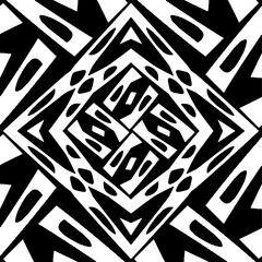  Abstract texture for fabric print, clotht,card, table cloth,tapestry, furniture, banner, cover, invitation, decoration, wrapping.Seamless repeating pattern. Black and white color.