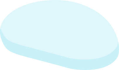 Illustration of snow drip