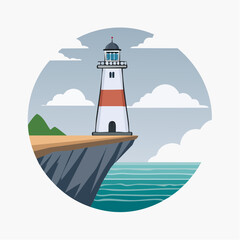 lighthouse on the island