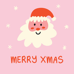 Cute Santa Claus Background Christmas