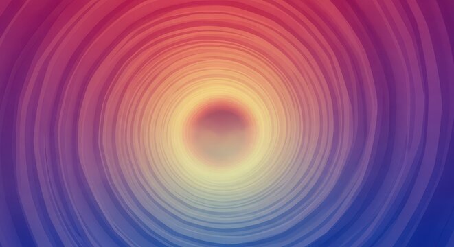 Abstract colorful concentric circles creating a mesmerizing background effect - Powered by Adobe