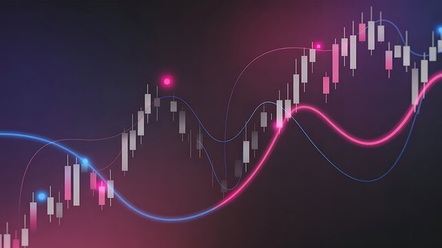 Stock market investment trading graph growth.Investment finance chart,stock market business and exchange financial growth graph. financial chart.