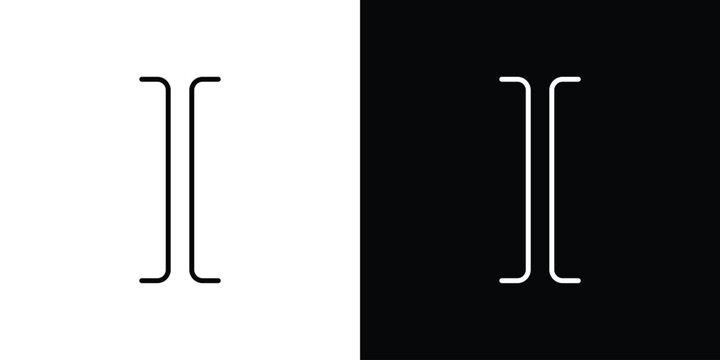 Cursor text icon. Outline symbol for Website UI