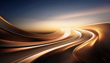 an abstract background with smooth flowing lines and soft light conveying a sense of digital elegance