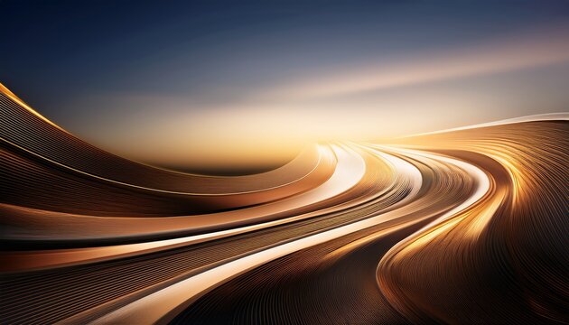 an abstract background with smooth flowing lines and soft light conveying a sense of digital elegance