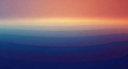 Abstract wavy layers with gradient effect calm background