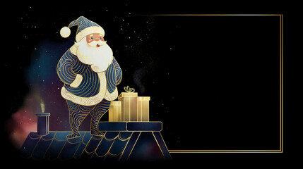 Cheerful Santa Claus