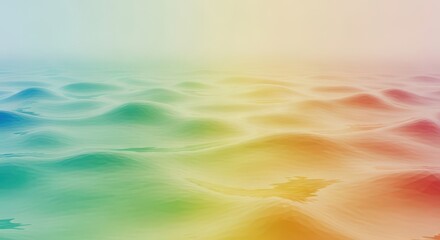 Colorful gradient abstract water waves texture and background