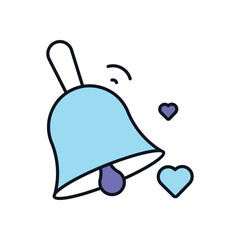 Wedding Bell vector icon