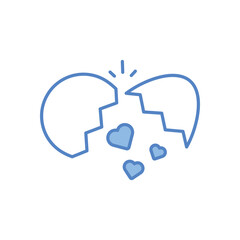 Cracked Egg vector icon