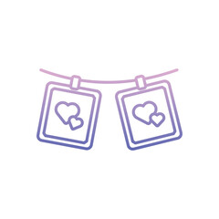 Hanging Pictures vector icon