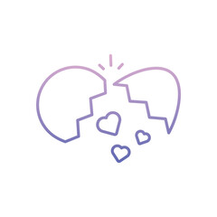 Cracked Egg vector icon