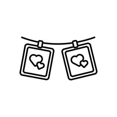 Hanging Pictures vector icon