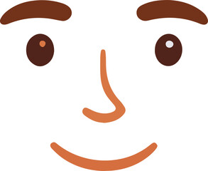 Minimal Face Illustration
