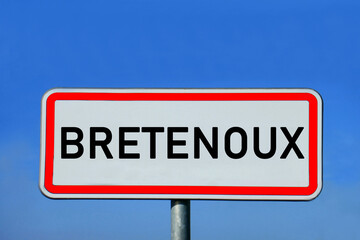 Ortsschild Bretenoux

