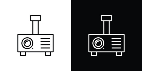 Projector icon. Outline symbol for Website UI