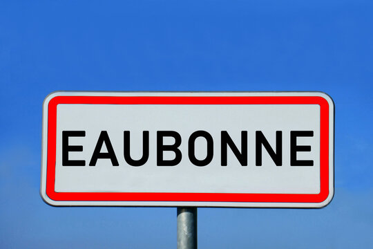 Ortsschild Eaubonne