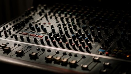 Audio Mixer Console Professional Sound Production Equipment
