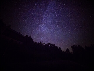 Naklejka premium Milky Way at Night