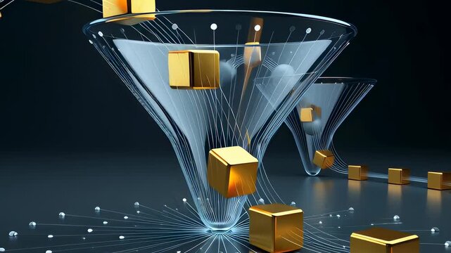CRO Conversion Funnel: Digital Data Transformation into Valuable Golden Results for Business Optimization and Growth