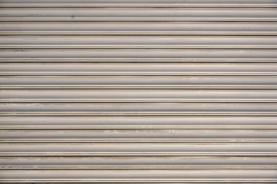 Metal shop shutter for use as a background texture