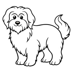 Coton de Tulear Dog Silhouette