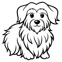 Coton de Tulear Dog Silhouette
