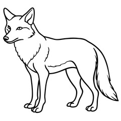 Coyote Silhouette Vector